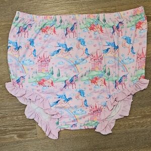 Little Big Ones 4X  Fantasy Unicorn Print Bloomers
